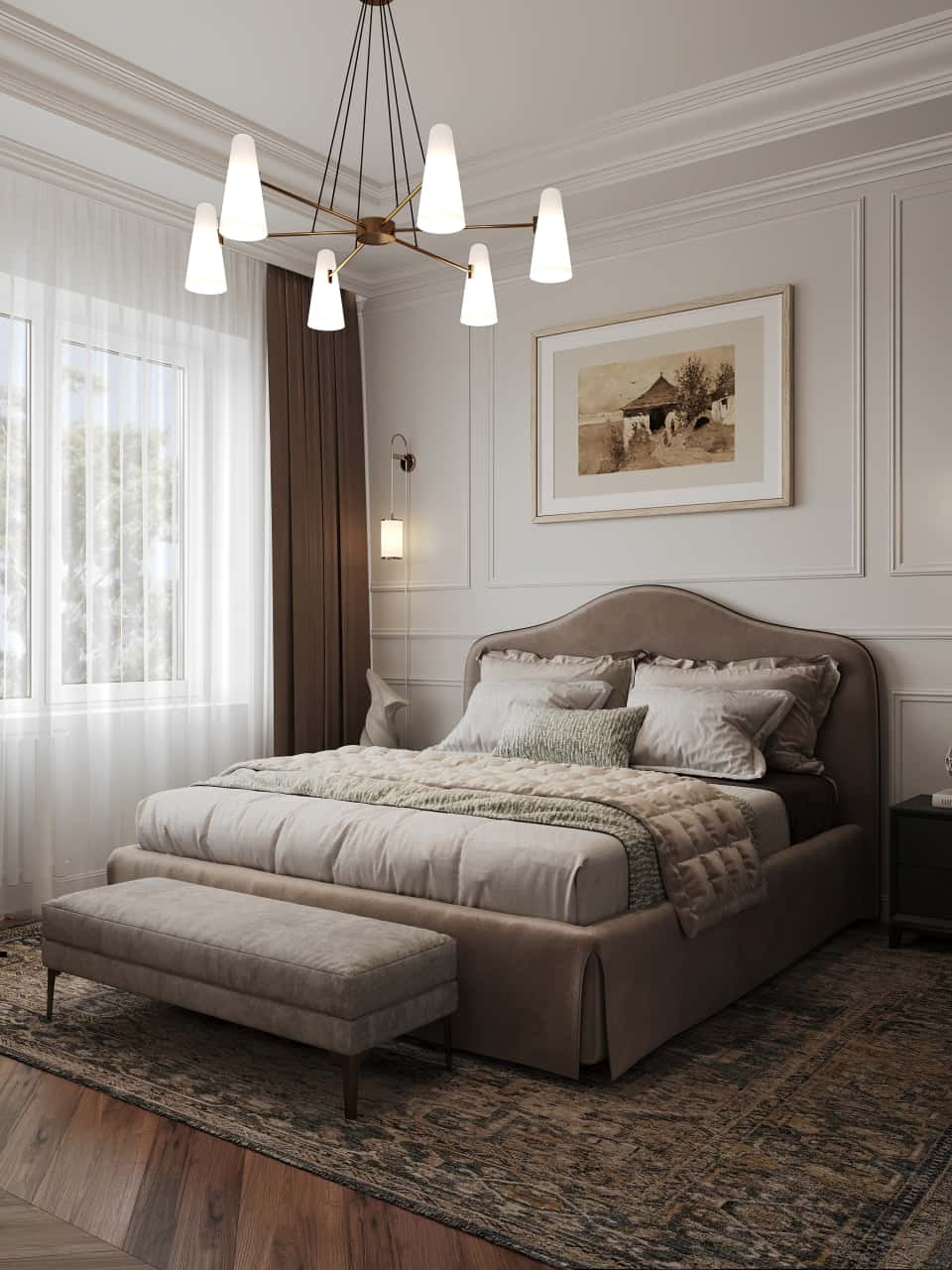 Роскошная кровать