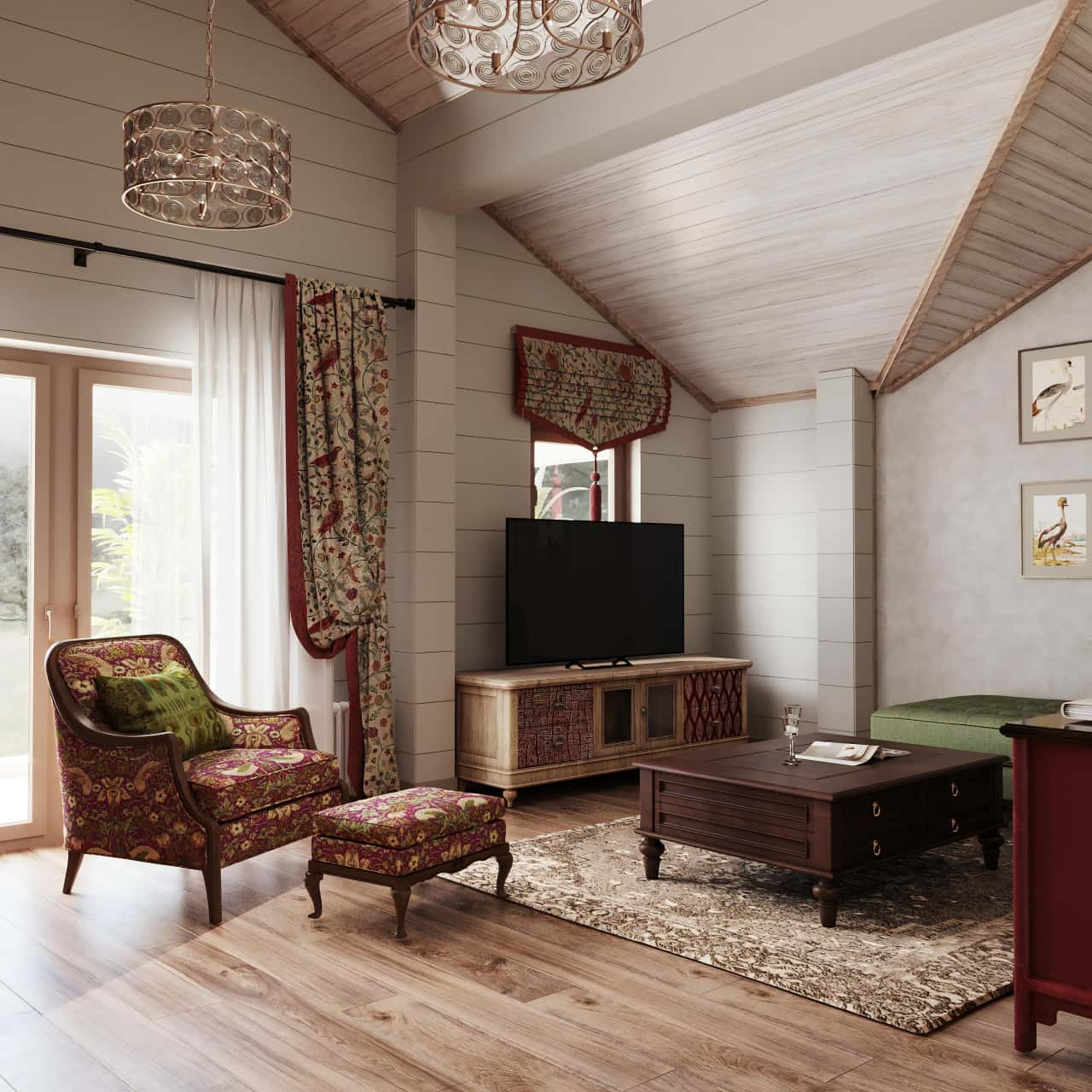 Деревянные полы в деревянном доме