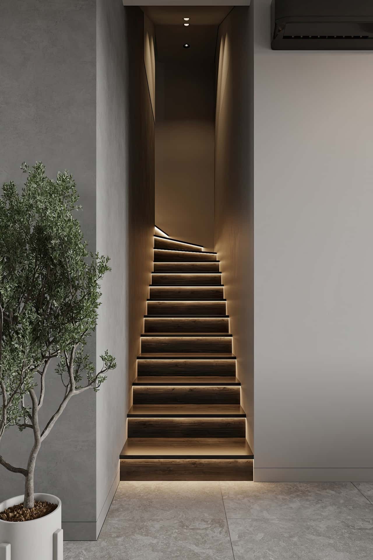 Дизайн и ремонт квартиры в КП Бристоль — Изысканный монохром, 164 м2. 1 этаж Прихожая, фото 7