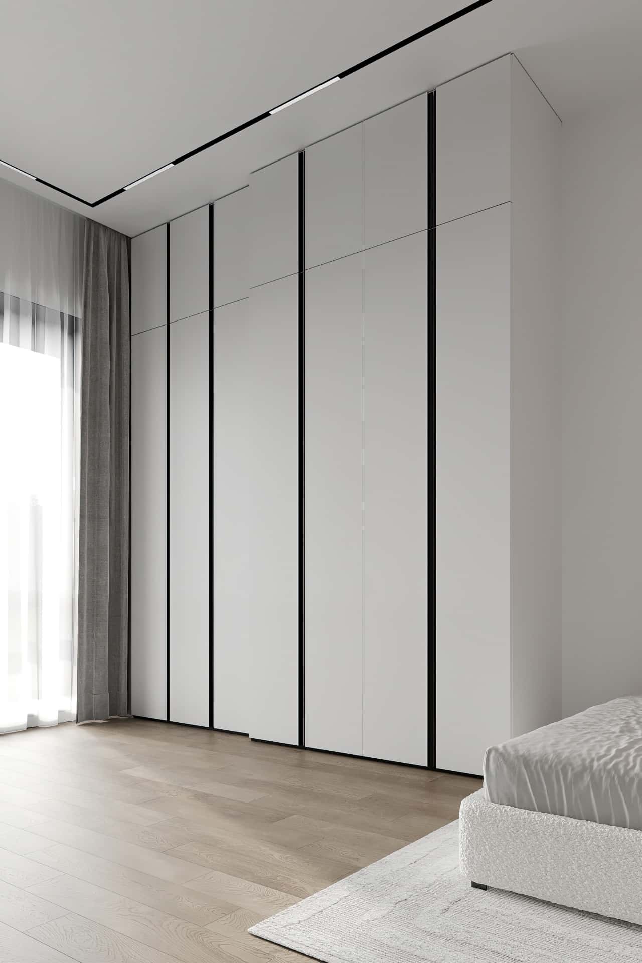 Дизайн и ремонт квартиры в КП Бристоль — Изысканный монохром, 164 м2. 2 этаж Детская 1, фото 5