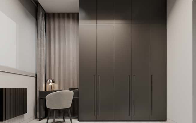 Дизайн и ремонт квартиры в КП Бристоль в стиле современная классика. 1 этаж Гостевая