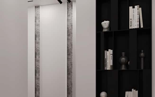 Дизайн и ремонт квартиры в КП Бристоль в стиле современная классика. 2 этаж Коридор, фото 2