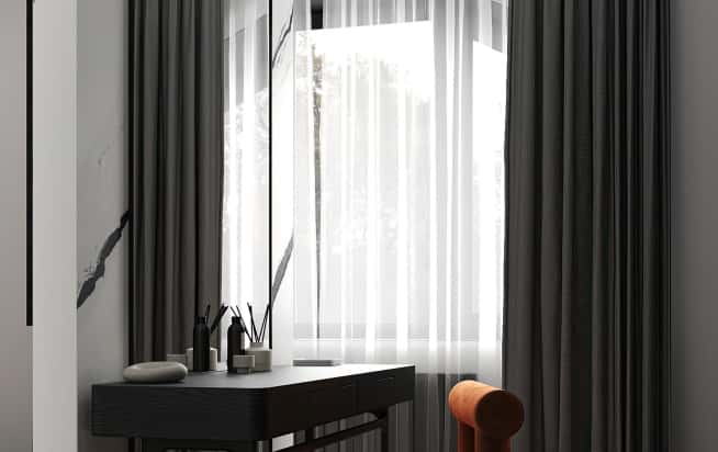 Дизайн и ремонт квартиры в КП Бристоль в стиле современная классика. 2 этаж Спальня