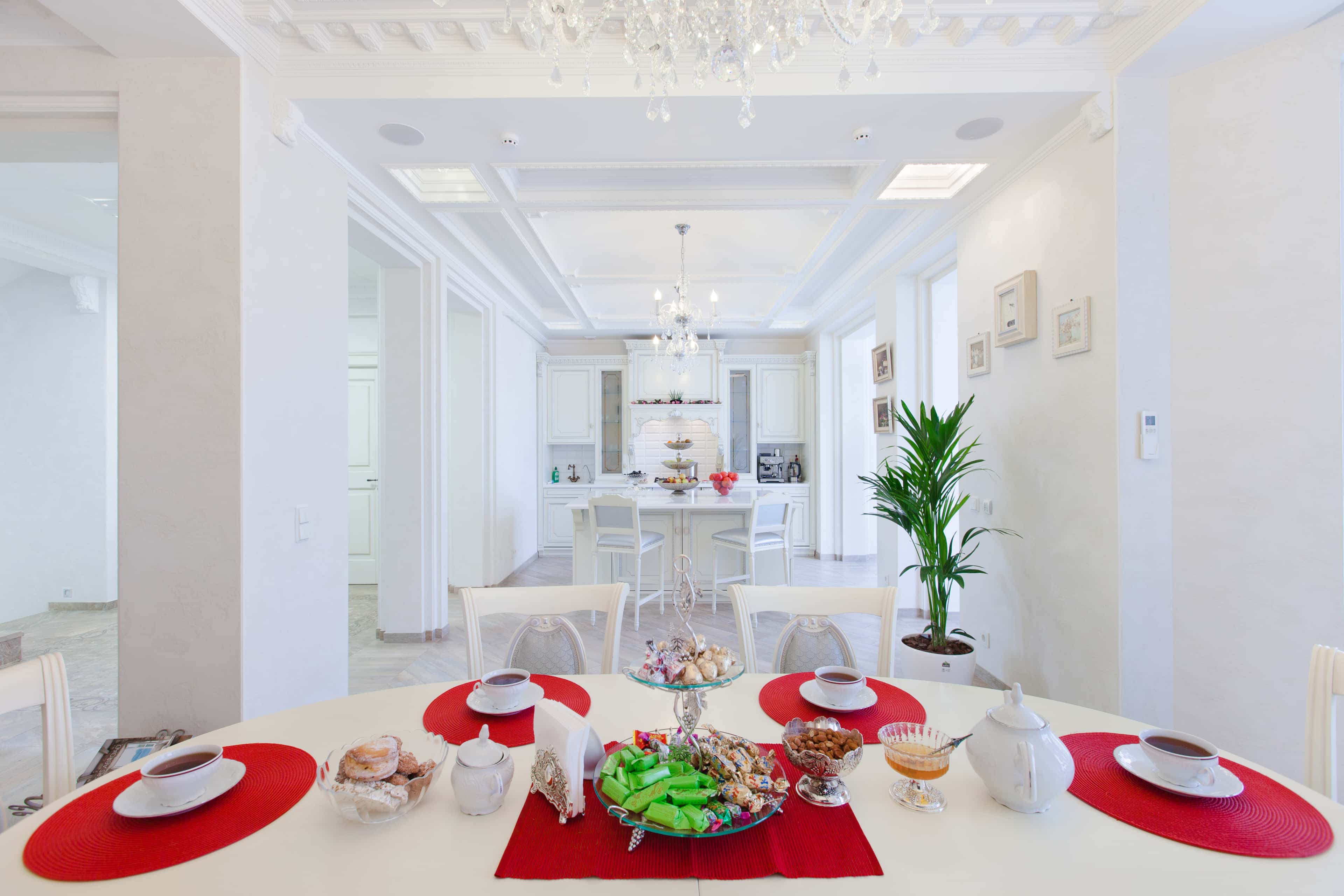 Оформление интерьера гостиной. Фото № 39406.