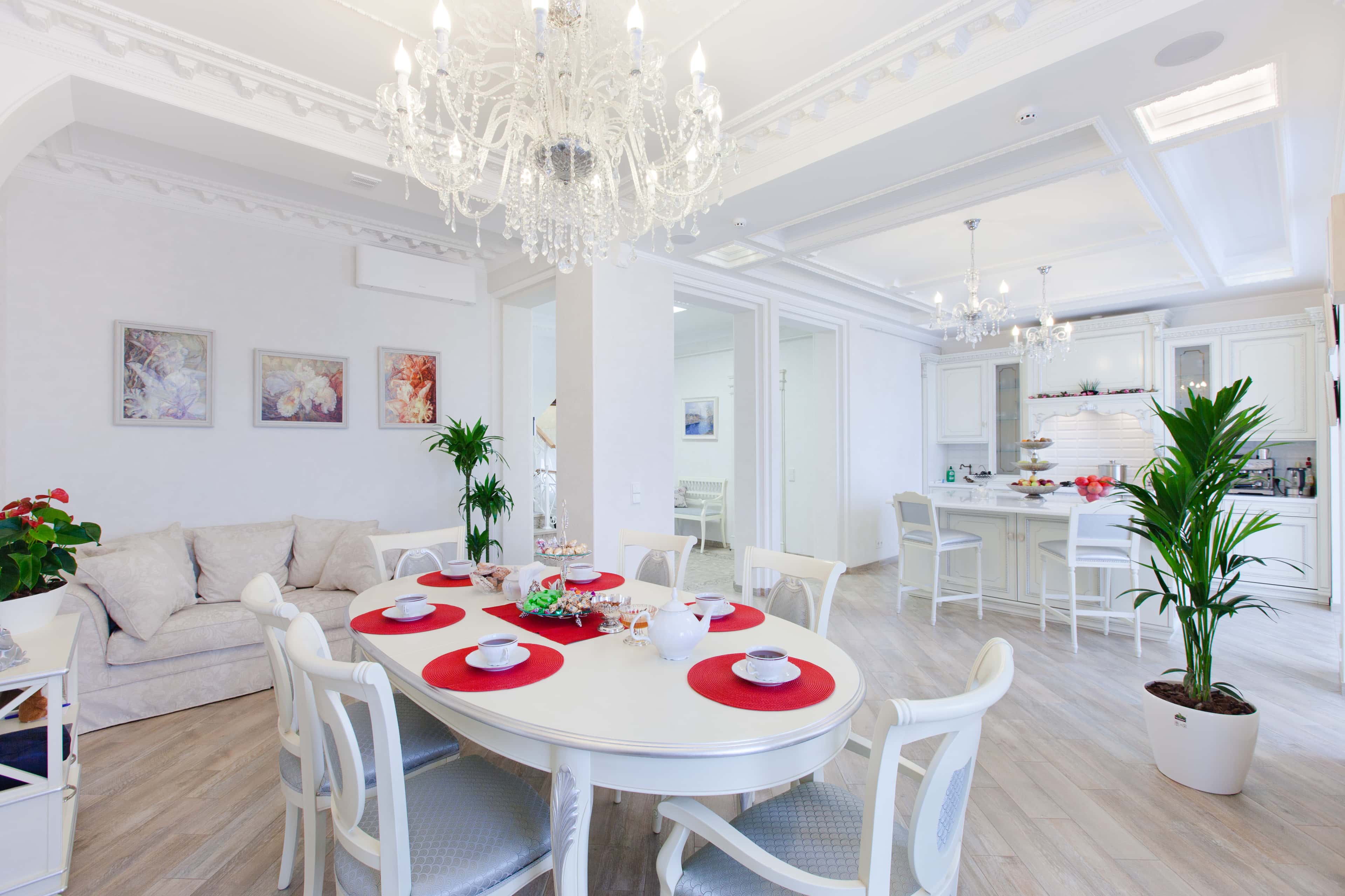 Оформление интерьера гостиной. Фото № 39405.