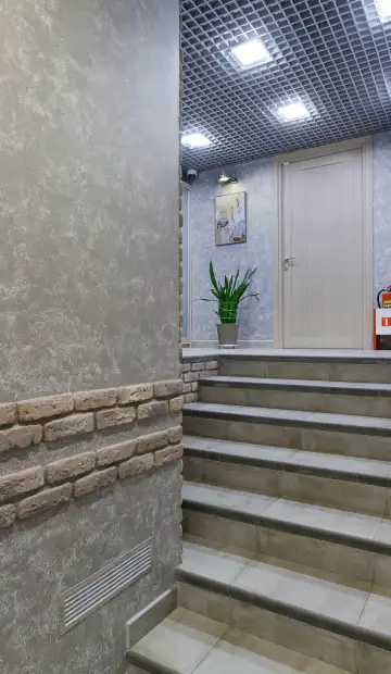 Дизайн и ремонт офиса «Вира-АртСтрой» в стиле эклектика. Коридор, фото 6