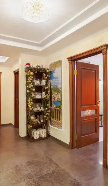 Декоративный акцент. Фрески с изображением итальянского порта