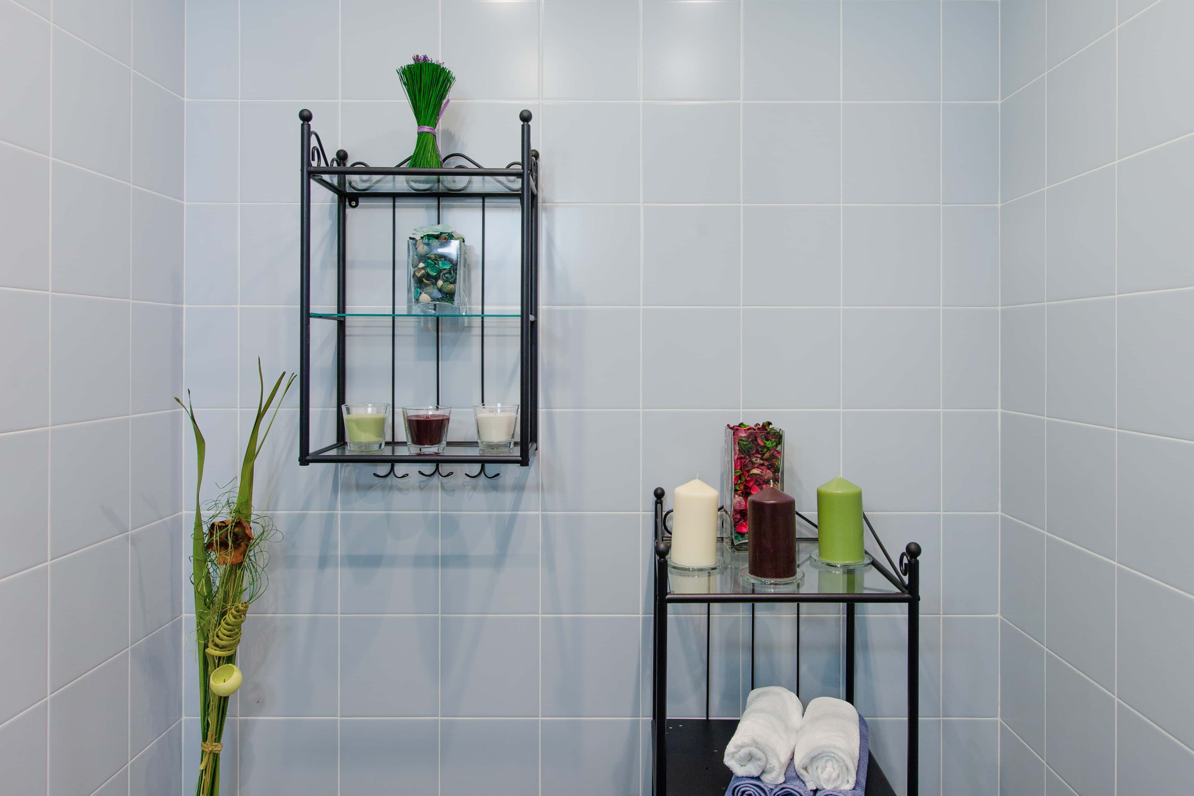 Оформление интерьера санузла. Фото № 38694.