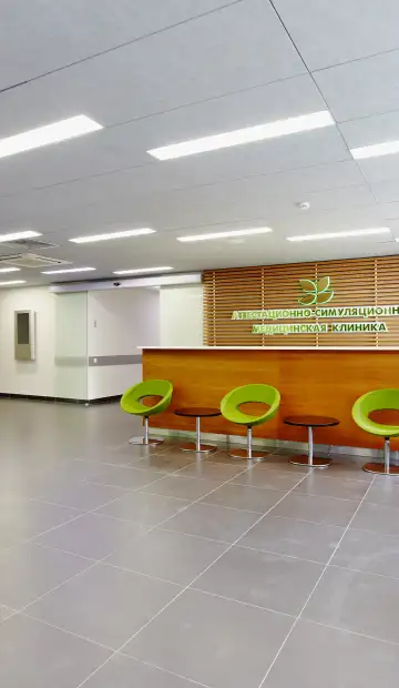 Стол ресепшена выполненный из ольха