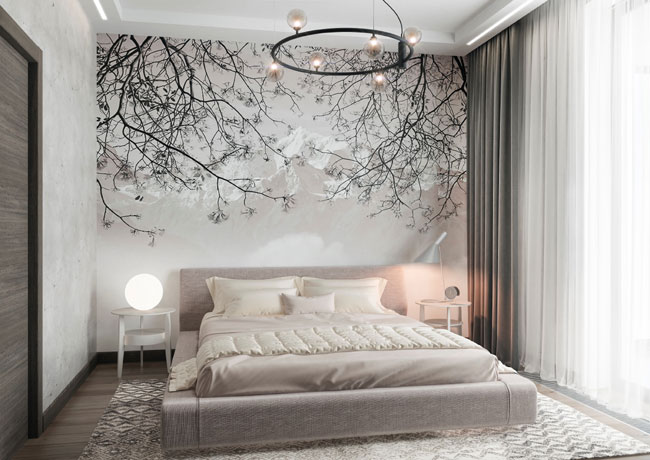 Дизайн интерьера современной спальни: идеи и тренды | Статья от Вира-АртСтрой. Фото 012