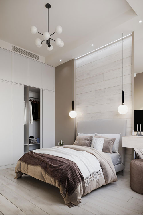 Дизайн интерьера современной спальни: идеи и тренды. Фото 011