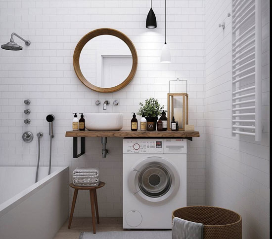 Ванная комната в скандинавском стиле | Статья от Вира-АртСтрой. Фото 01