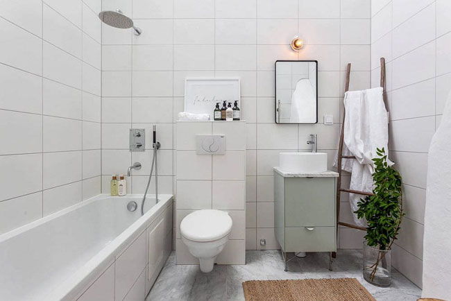 Ванная комната в скандинавском стиле. Фото 016