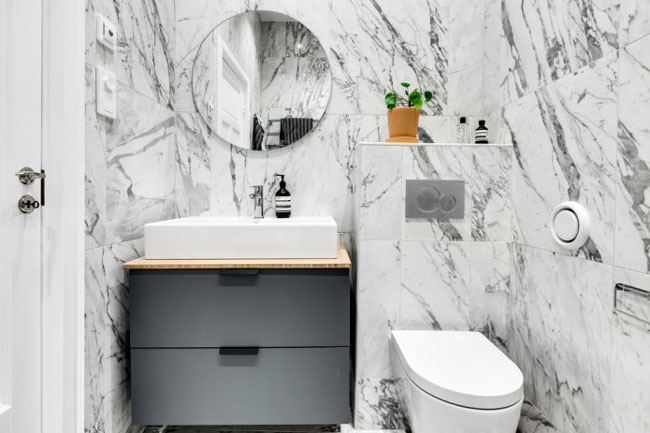 Ванная комната в скандинавском стиле | Статья от Вира-АртСтрой. Фото 020