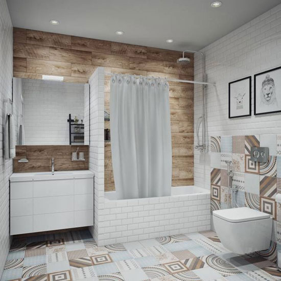 Ванная комната в скандинавском стиле | Статья от Вира-АртСтрой. Фото 03