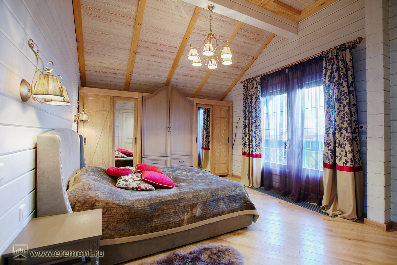 Дизайн интерьера деревянного дома | Статья от Вира-АртСтрой. Фото 016