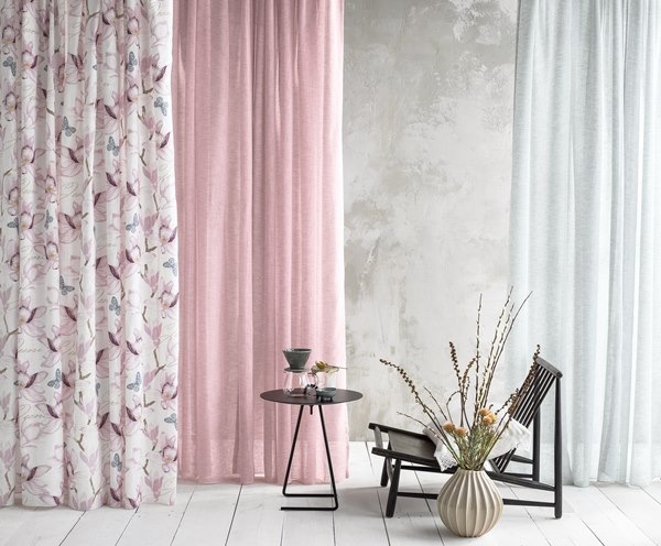 Использование пудрового розового цвета в интерьере в скандинавском стиле