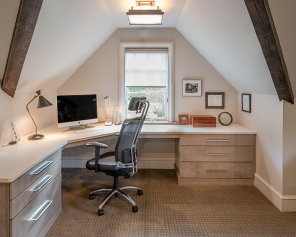 Домашний офис: устраиваем кабинет дома. Как организовать рабочее пространство в домашнем офисе. Фотография 3.