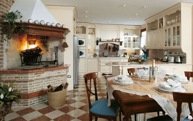 Кухня в итальянском стиле. Мебель. Фотография 1.
