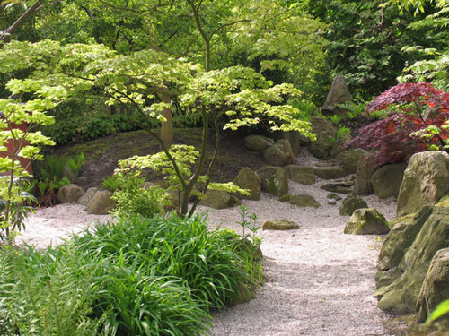 Японский сад в стиле дзен. Фото 04