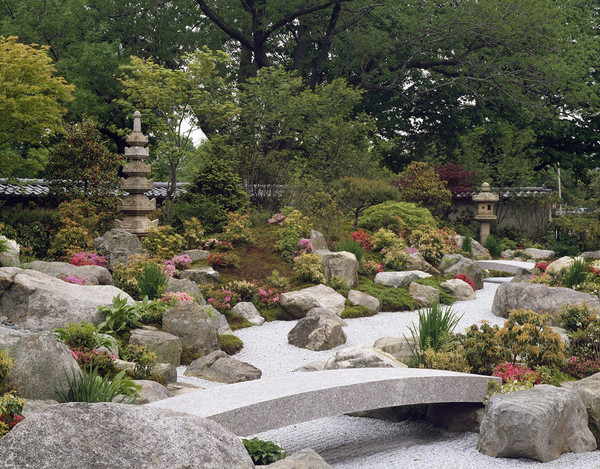 Японский сад в стиле дзен. Фото 02