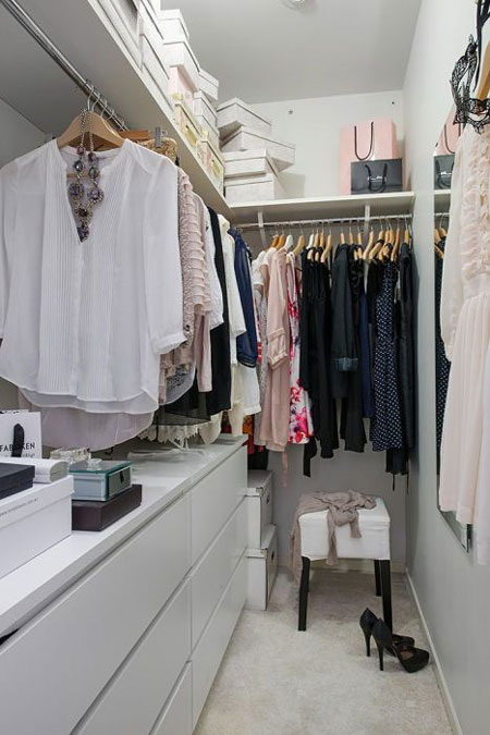 Маленькая гардеробная комната | Статья от Вира-АртСтрой. Фото 07