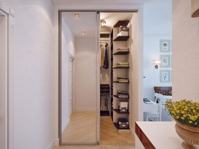 Маленькая гардеробная комната | Статья от Вира-АртСтрой. Фото 09
