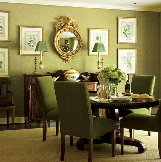Оливковый цвет в интерьере - особенности сочетания. Оливковый цвет в интерьере гостиной