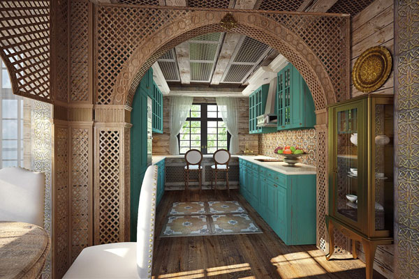 Фото интерьеров кухонь в восточном стиле