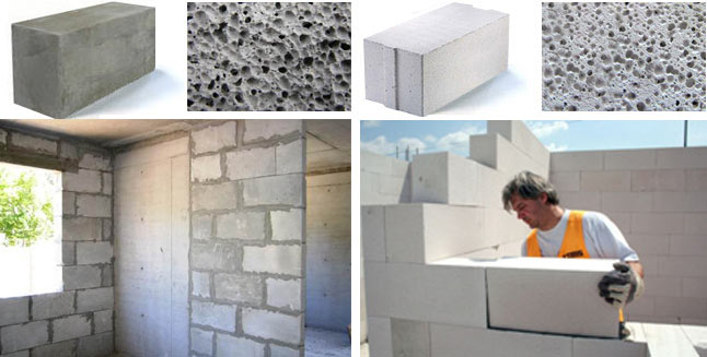 Блоки из ячеистого бетона: виды укладки. Фото 01