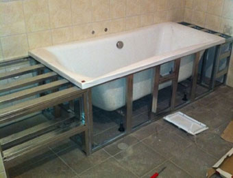 Конструкции из гипсокартона в ванной | Статья от Вира-АртСтрой. Фото 02