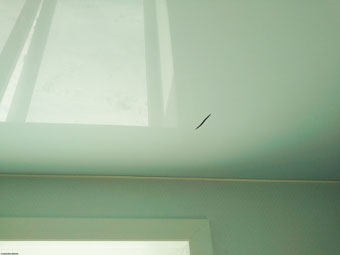 Натяжные потолки: устраняем повреждения | Статья от Вира-АртСтрой. Фото 02