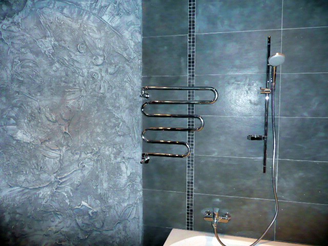 Декоративная штукатурка в ванной | Статья от Вира-АртСтрой. Фото 01