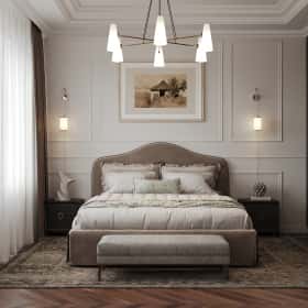 Вариации классики. Дизайн и ремонт дома 177м2 КП Лесная симфония в американском стиле