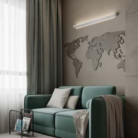 Воспоминания о море. Дизайн и ремонт квартиры 90м2 в ЖК Остров в современном стиле. Кабинет, фото 01