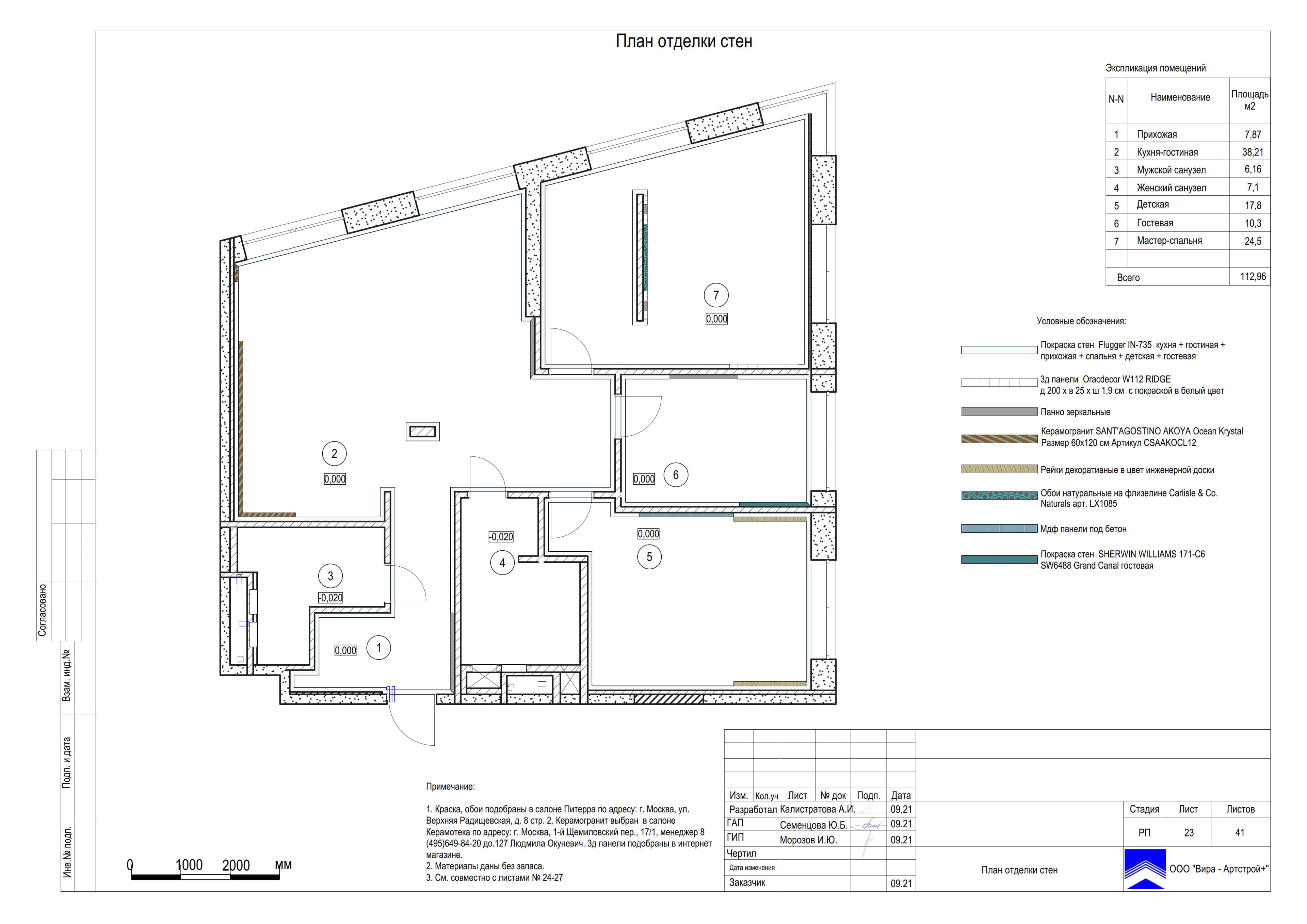 План стен в дизайн проекте - 74 фото