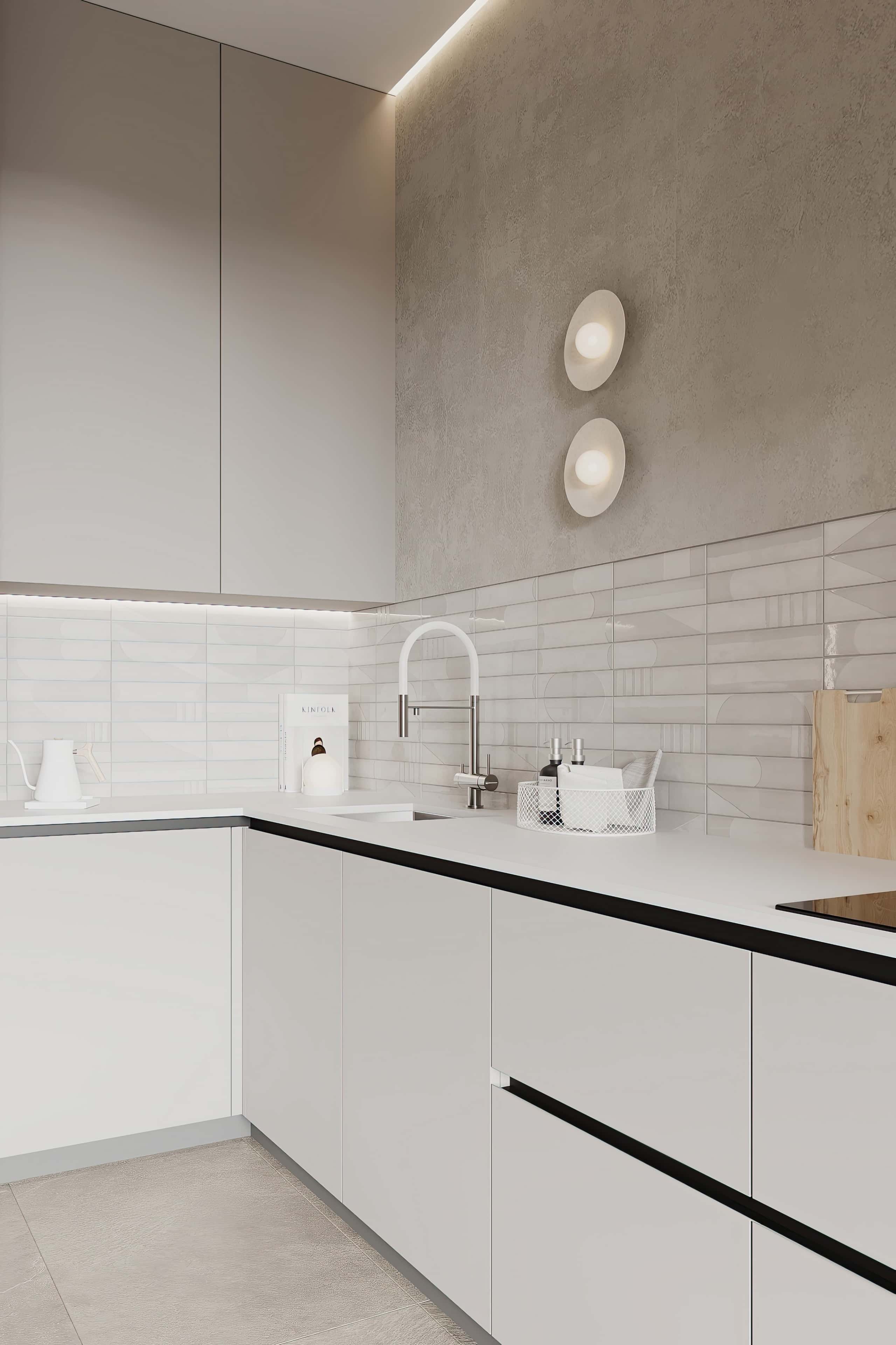 Оформление интерьера трехкомнатной квартиры. Фото № 80755.