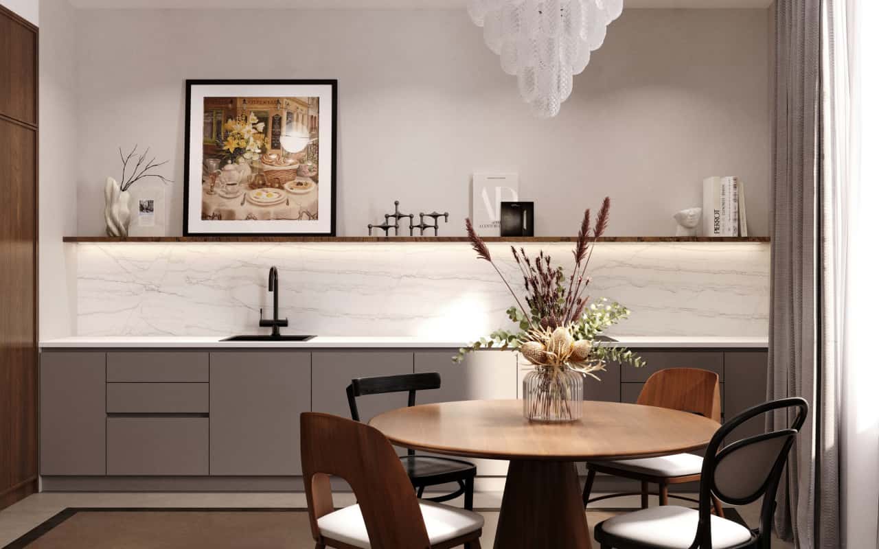 Дизайн и ремонт квартиры в ЖК Врубеля 4 — Дух Монмартра