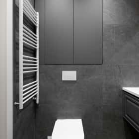 Деликатная классика. Дизайн и ремонт квартиры 65м2 в ЖК Кронштадтский 9 в современном классическом стиле. Душевая, фото 05