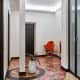 Ярко оранжевый тюль отлично вписывается в концепцию комнаты. Дизайн и ремонт квартиры в ЖК «Воронцово» — Уроки музыки. Фото 02