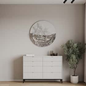 Скандинавский акцент. Дизайн и ремонт квартиры 95м2 ЖК Садовые кварталы в современном стиле. Мастер-спальня, фото 06