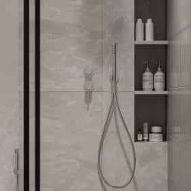 Стиль как инвестиция. Дизайн и ремонт квартиры 60м2 ЖК AFI Park Воронцовский в современном стиле. Санузел, фото 02