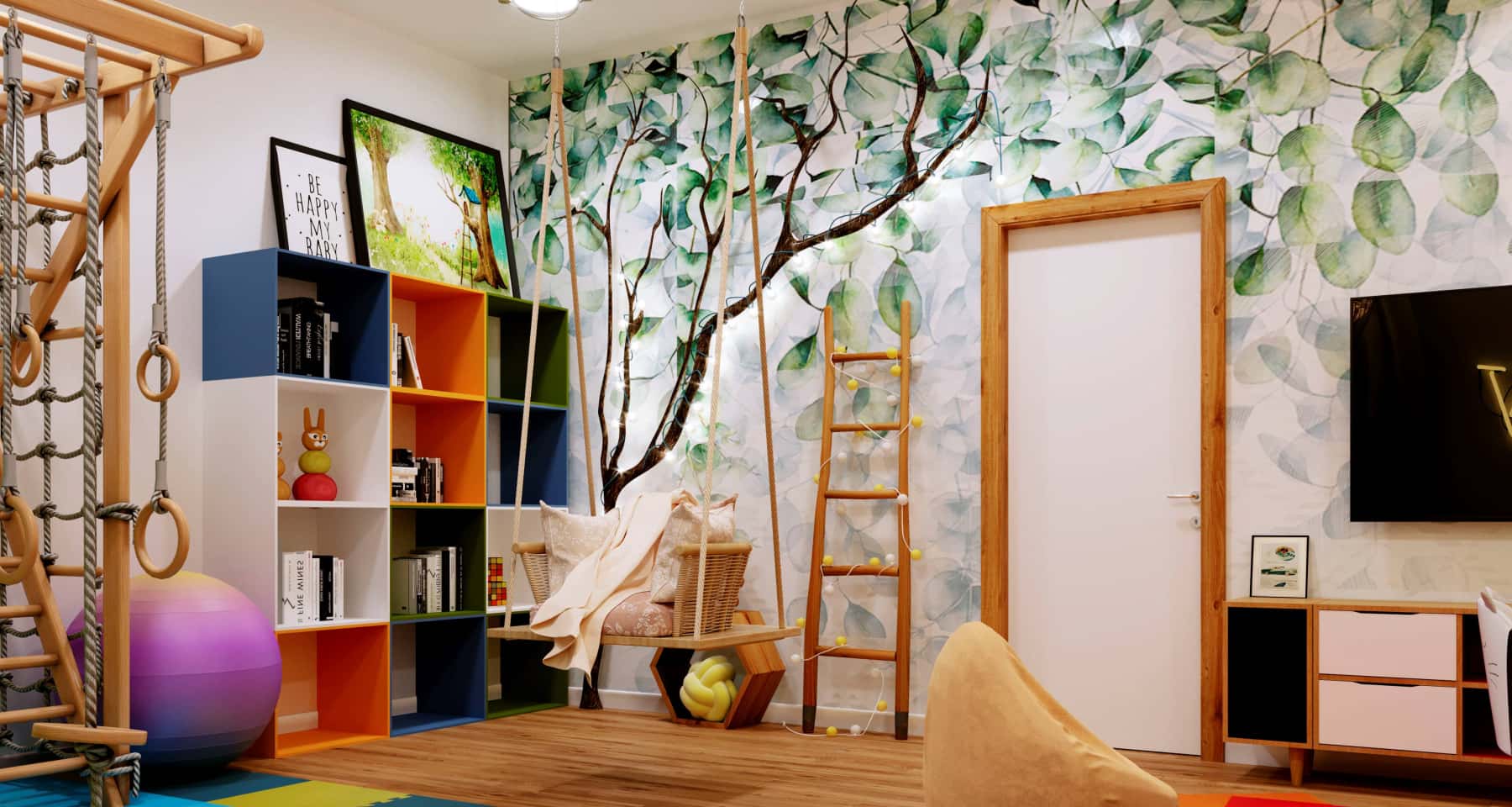 Дизайн современной детской комнаты