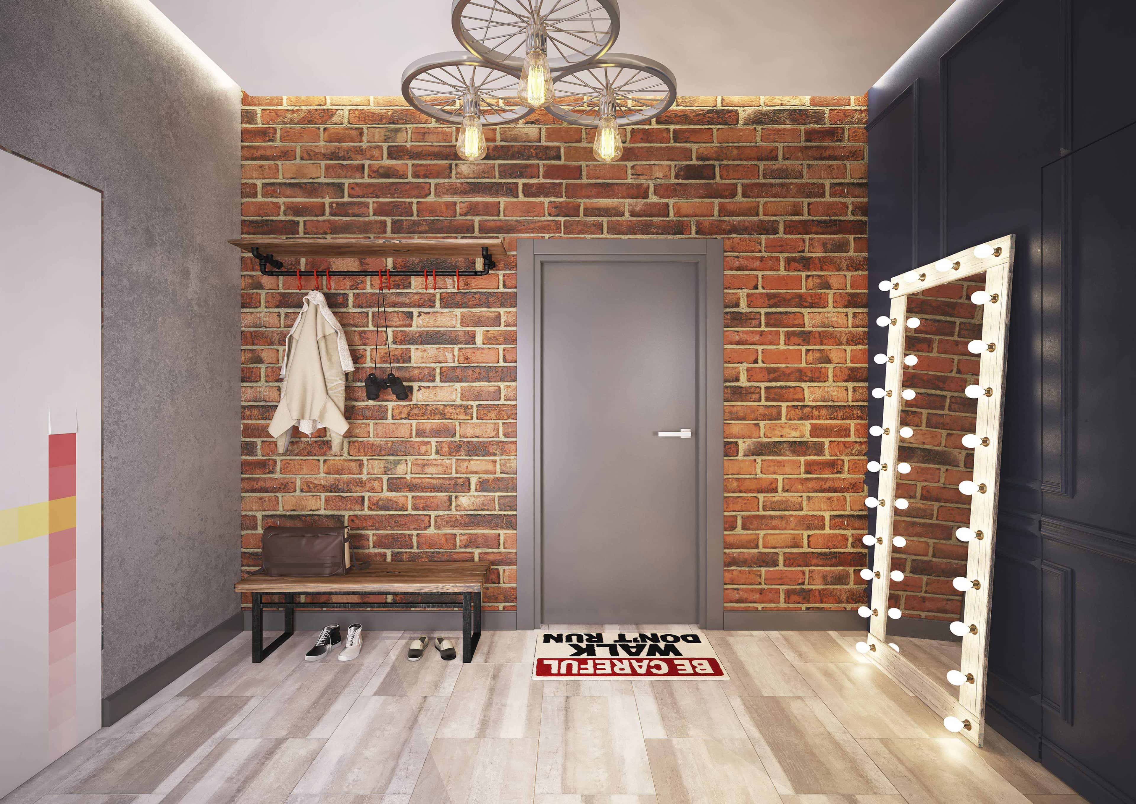 Оригинальный декор под кирпич. Стили ремонта квартир | ТОП 10 2022