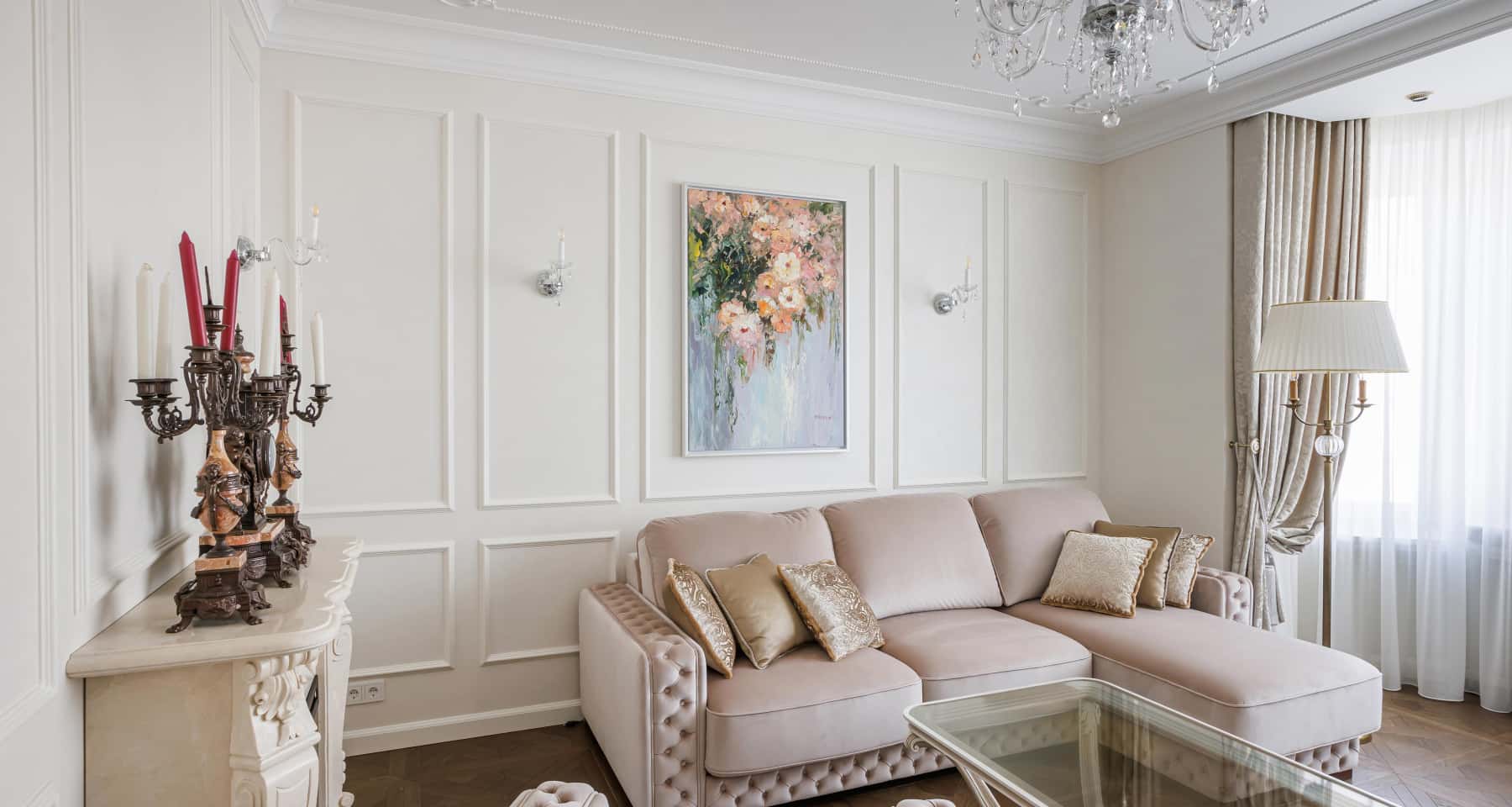 Дизайн и ремонт квартиры на 1ой Тверской-Ямской улице — Игра в классику