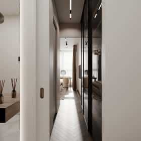 Цвета природы. Дизайн и ремонт квартиры 110м2 в ЖК Wow в современном стиле. Мастер-спальня, фото 01