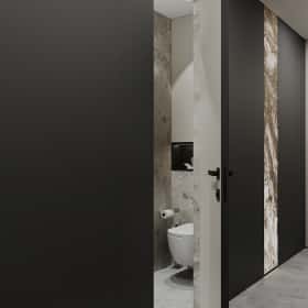 Чёрно-белая магия. Дизайн и ремонт квартиры 101м2 в ЖК Шуваловский Prima в современном стиле. Прихожая и коридор, фото 04