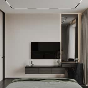 Свет и цвет. Дизайн и ремонт квартиры 105м2 в ЖК Will Towers в современном стиле. Спальня, фото 06