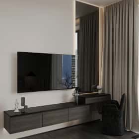 Свет и цвет. Дизайн и ремонт квартиры 105м2 в ЖК Will Towers в современном стиле. Спальня, фото 03