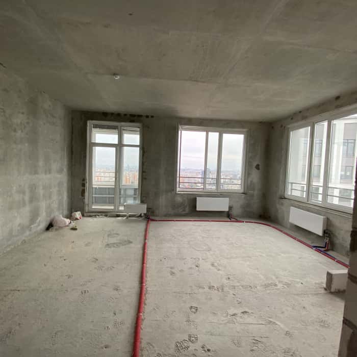 Дизайн и ремонт квартиры 88 м² в ЖК «Символ». Приемка от застройщика и подготовительные работы.